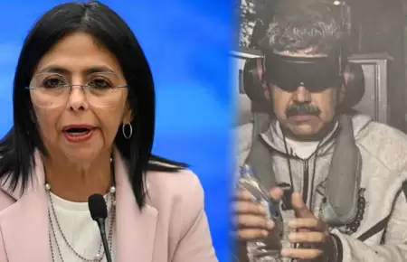 Delcy Rodr�guez respald� a Nicol�s Maduro.