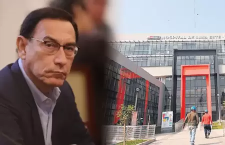 Mart�n Vizcarra fue trasladado temporalmente a un hospital en Ate.