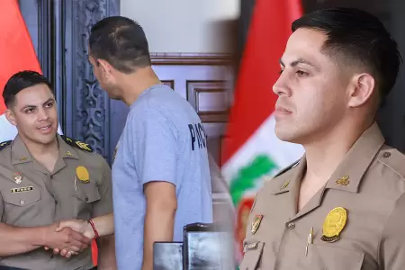 El efectivo fue ascendido a suboficial de primera.