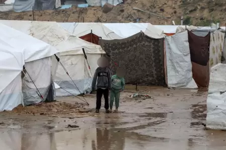 Seis menores fallecidos por fr�o extremo en Gaza