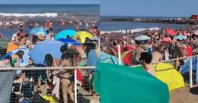 Ola gigante deja el saldo de al menos un muerto y 35 heridos