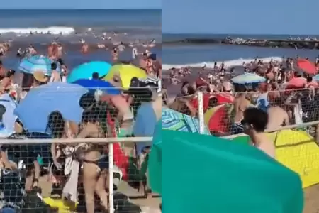 Ola gigante deja el saldo de al menos un muerto y 35 heridos