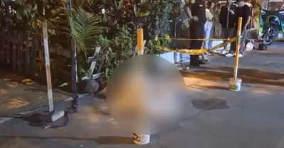 Empresario fue asesinado en Comas frente a su hijo.