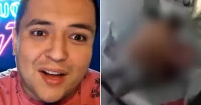 Se filtra video de la agresi�n de Bryan Torres a Samahara Lobat�n