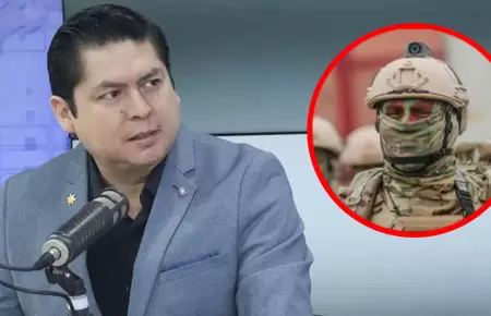 Herbert Caller propone que las FF.AA. se encarguen de luchar contra el crimen.