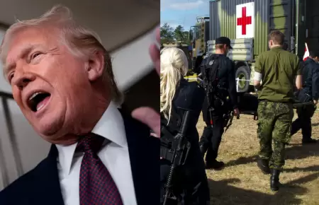Trump afirma que ej�rcito de Dinamarca consiste en "dos trineos manejados por pe