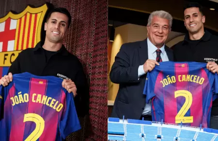 Barcelona oficializa el retorno del portugu�s Joao Cancelo