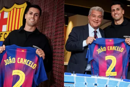 Barcelona oficializa el retorno del portugu�s Joao Cancelo