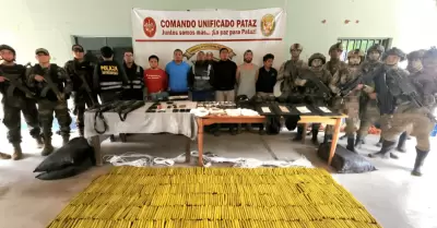 FF.AA. y PNP desarticulan a la banda criminal 'Centuri�n' en Pataz