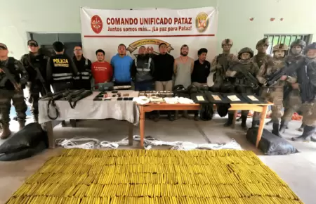 FF.AA. y PNP desarticulan a la banda criminal 'Centuri�n' en Pataz