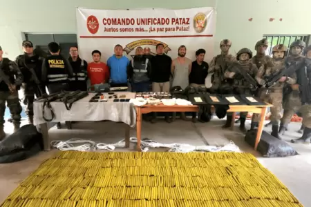 FF.AA. y PNP desarticulan a la banda criminal 'Centuri�n' en Pataz