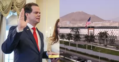 Nuevo embajador de Estados Unidos en Per� jurament� este martes.