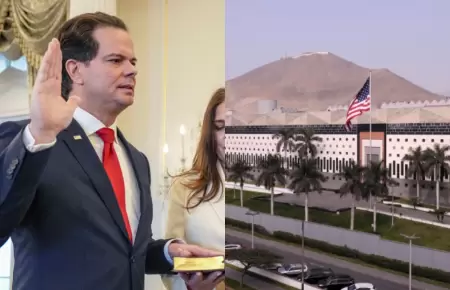 Nuevo embajador de Estados Unidos en Per� jurament� este martes.