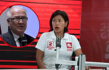 Indira Huilca indica que L�pez Chau no cometi� ning�n delito