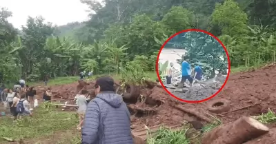 Cuatro personas fueron sepultadas tras huaico en Jun�n