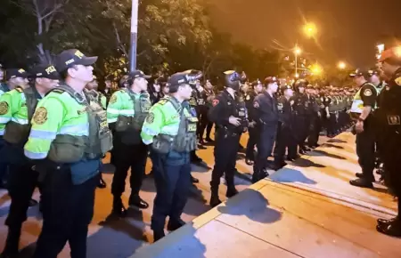 PNP despleg� a m�s de 1800 efectivos durante operativo masivo en Lima Metropolit