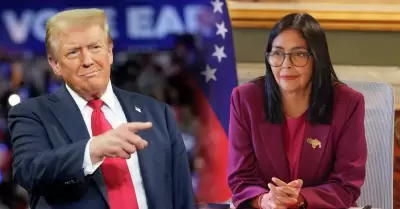Donald Trump tuvo charla telef�nica con Delcy Rodr�guez.