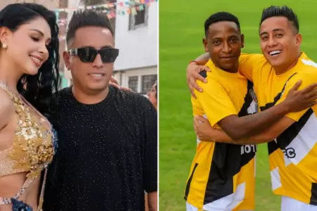 Pamela Franco en la 'Tarde Amarilla' de Juan Pablo II