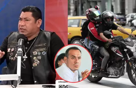 Motociclistas afirman estar decepcionados del presidente Jos� Jer�.