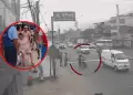 Delincuente arrolla a madre y sus dos hijos tras huir de persecuci�n policial en Chaclacayo