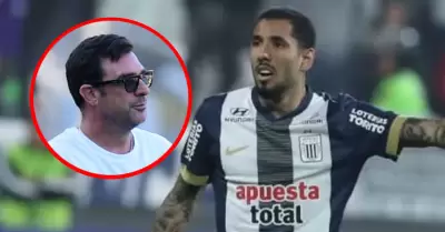 Pablo Guede arremeti� contra Sergio Pe�a tras blooper.