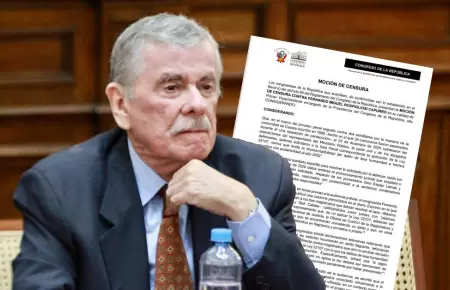 Moci�n acusa a Rospigliosi de ejercer "presi�n pol�tica" sobre jueces.