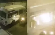 Lur�n: Presunto extorsionador trat� de incendiar combi de chofer que ignor� sus llamadas amenazantes