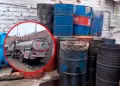 Caen "Los talibanes de V.E.S." en almac�n con m�s de 40 barriles de presunto combustible presuntamente adulterado