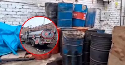 Sujetos habr�an sustra�do material crudo para adulterarlo clandestinamente.