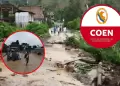 21 regiones del pa�s EN ALERTA ROJA ante posible activaci�n de quebradas por lluvias intensas