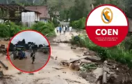 21 regiones del pa�s EN ALERTA ROJA ante posible activaci�n de quebradas por lluvias intensas