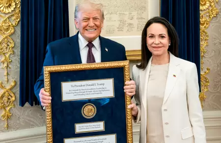 Donald Trump / Mar�a Corina Machado.