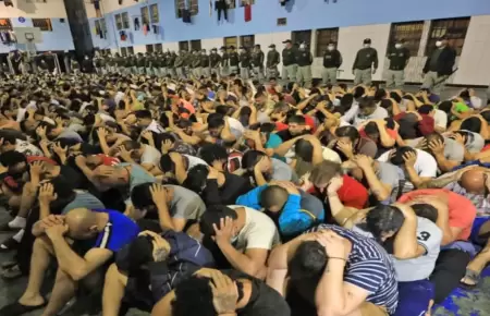 Se ejecut� un operativo sorpresa de madrugada en el penal de Lurigancho.
