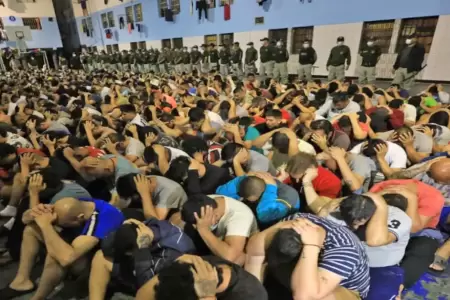 Se ejecut� un operativo sorpresa de madrugada en el penal de Lurigancho.