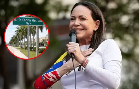 Mar�a Corina Machado tendr� una calle con su nombre en Doral