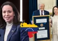 Mar�a Corina Machado: "Trump me dijo que realmente le importa la vida y el bienestar de Venezuela", tras entregarle Nobel