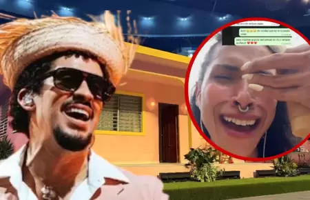 Influencer peruano rechaza participar en concierto de Bad Bunny