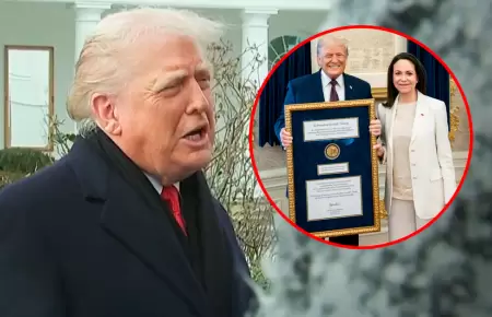 Trump salud� el gesto de Machado, asegurando que volver� a hablar con ella.