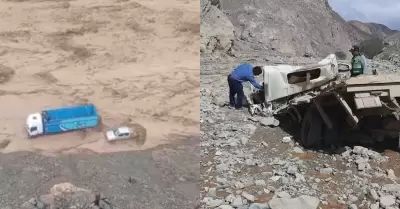 Encontraron cuerpo de hombre perdi� la vida v�ctima del huaico en Caravel�.