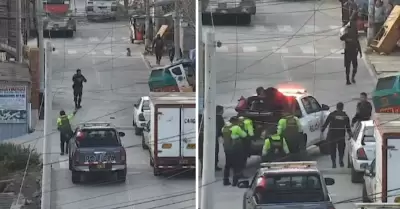 Sujeto inici� disparos desde techo de su casa en VMT