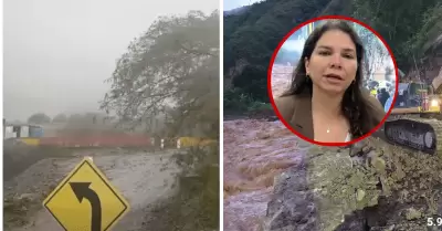 MTC inici� apoyo en zonas afectadas por lluvias y huaicos
