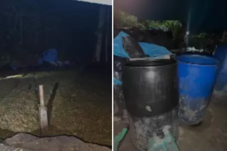 Incautan laboratorios e incineran productos relacionados al narcotr�fico