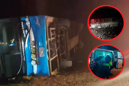 Accidente en Arequipa dej� un fallecido y varios heridos.