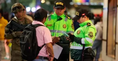 Gobierno anuncia ampliaci�n del estado de emergencia.