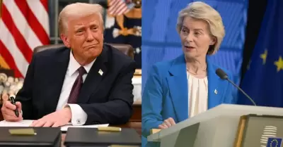 Donald Trump / �rsula von der Leyen.
