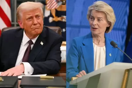 Donald Trump / �rsula von der Leyen.
