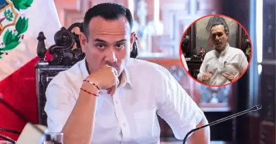 Jos� Jer� se pronuncia de madrugada sobre reuni�n con empresario chino.