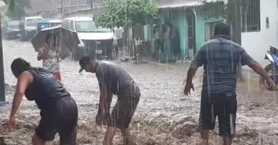 Advierte lluvias de fuerte intensidad para las pr�ximas 24 horas.