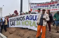 VES: Asentamientos Humanos protestan por la falta de agua y tarifas justas