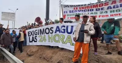 13 asentamientos humanos de VES piden contar con agua potable
